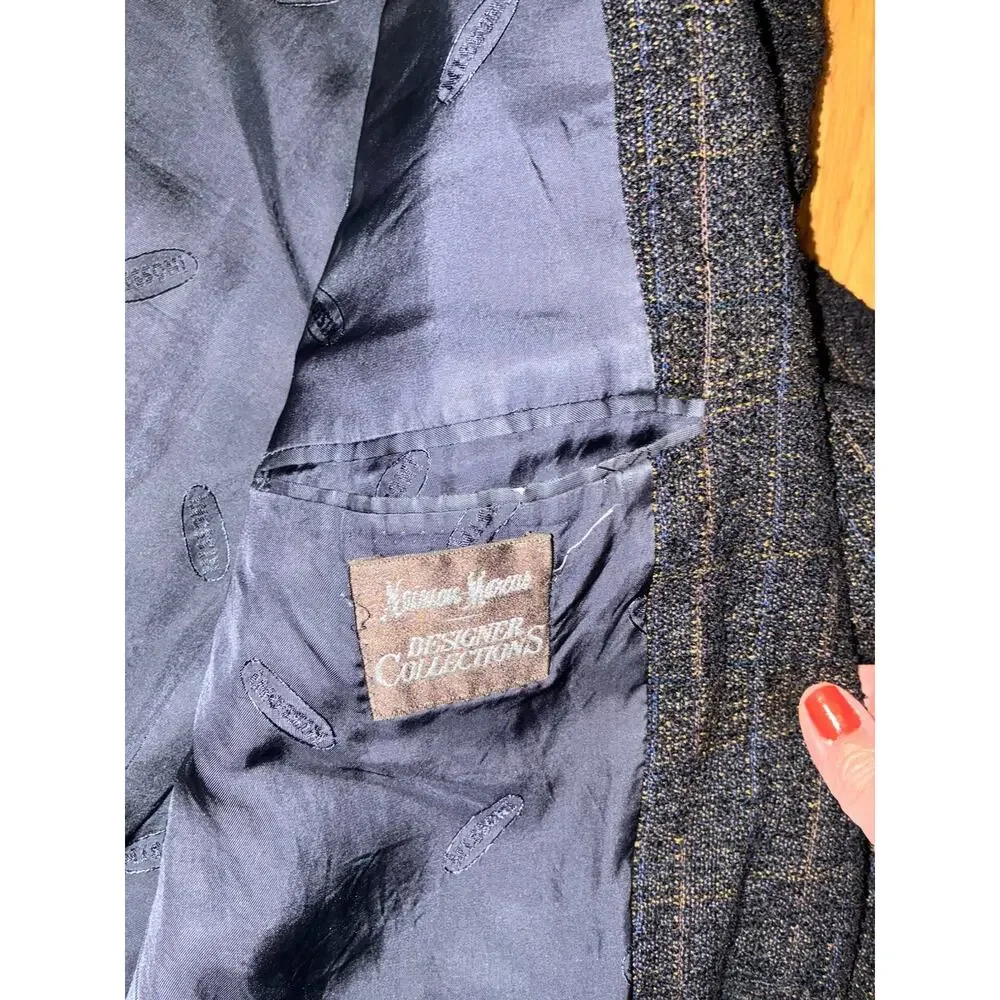 Missoni Uomo Tweed Blazer Mens 48R Wool Woven Made In Italy Wool Silk Mohair